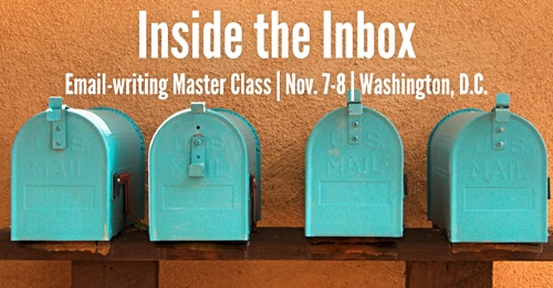 Inside the Inbox - Ann Wylie's email-writing workshop on Nov. 7-8 in D.C.