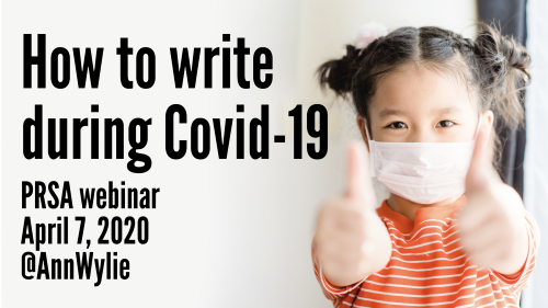 How to Write During Covid-19