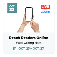 Reach Readers Online - Ann Wylie's web-writing workshop on Oct. 23-27